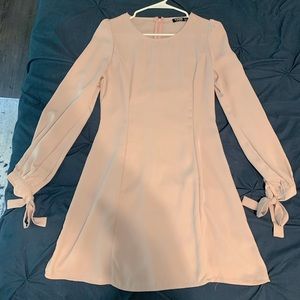 Pink Long Sleeve Dress